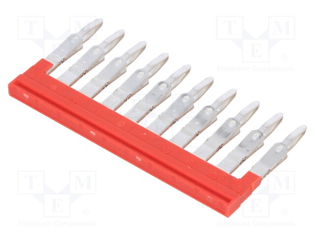 Comb bridge; Application: A series; ways: 10; red