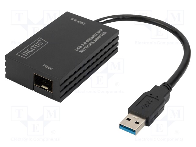 USB to Fast Ethernet adapter; USB 3.0; 10/100/1000Mbps; black