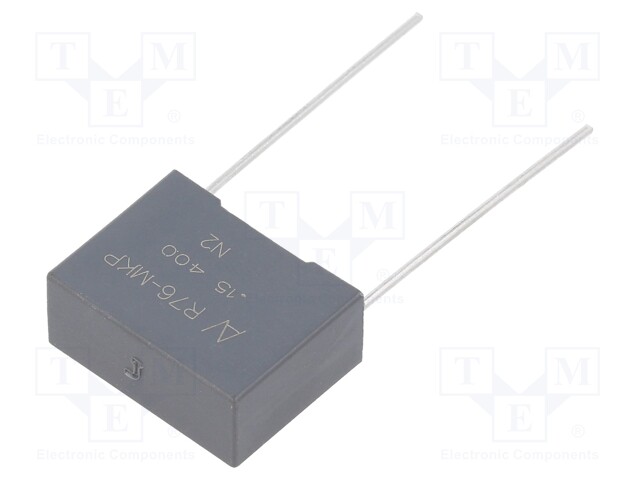 Capacitor: polypropylene; 0.15uF; ESR: 10.61mΩ; THT; ±5%; -55÷110°C