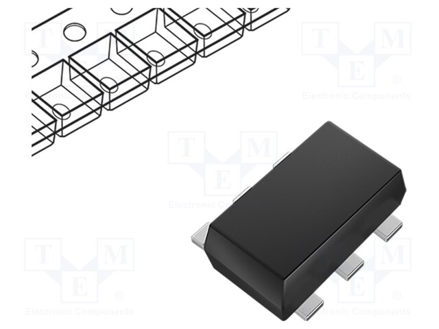 Transistor: N-MOSFET x2; unipolar; 30V; 120mA; Idm: 0.8A; 375mW