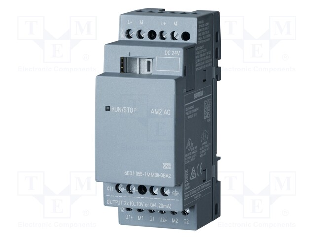 Module: extension; OUT 1: 0÷10V,0/4÷20mA; LOGO!8; 12÷24VDC