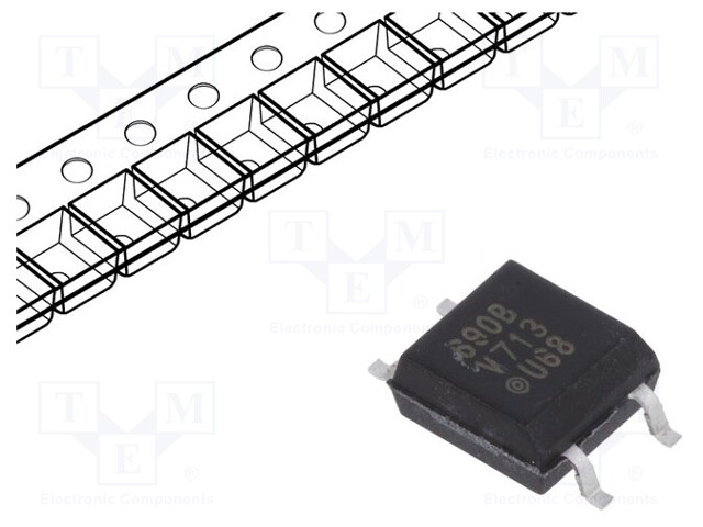 Optocoupler; SMD; Channels: 1; Out: transistor; Uinsul: 3.75kV; SOP4