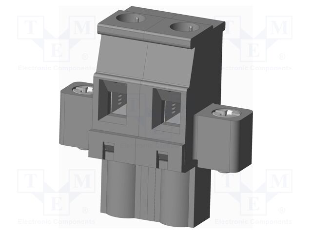 Connector: pluggable terminal block; plug; female; angled 90°