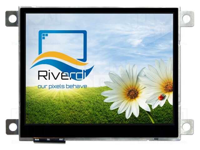 Display: TFT; 3.5"; 320x240; Illumin: LED; Dim: 77.7x64.7x8.4mm