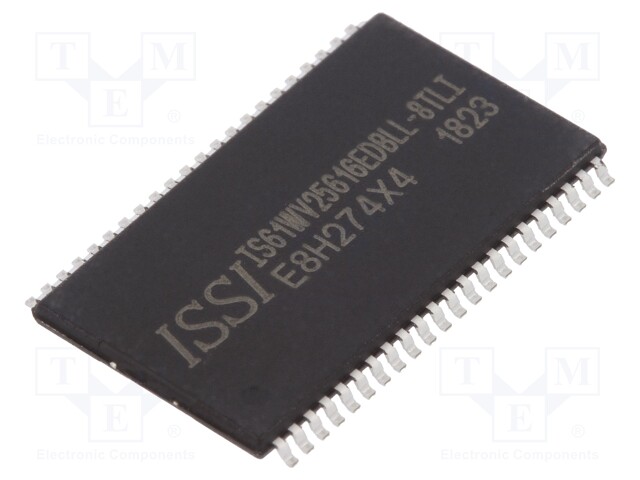 SRAM memory; SRAM; 256kx16bit; 3.3V; 8ns; TSOP44 II; parallel