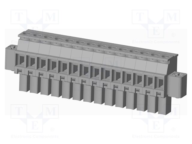 Connector: pluggable terminal block; plug; female; angled 90°