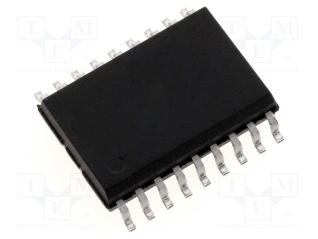 IC: interface; transceiver; RS232,full duplex; 120kbps; SO18-W