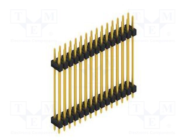 Connector: pin strips; pin header; male; PIN: 30; 2.54mm; THT; 2x15