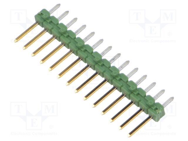 Pin header; pin strips; AMPMODU MOD II; male; PIN: 14; straight