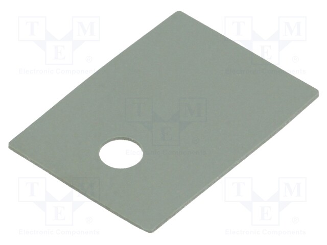 Heat transfer pad: silicone; TO220; 0.4K/W; L: 18mm; W: 13mm; 10kV