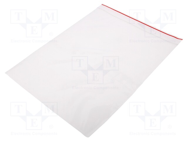 Self-seal bag; L: 250mm; Width: 200mm; Pcs: 100; Thick: 45um