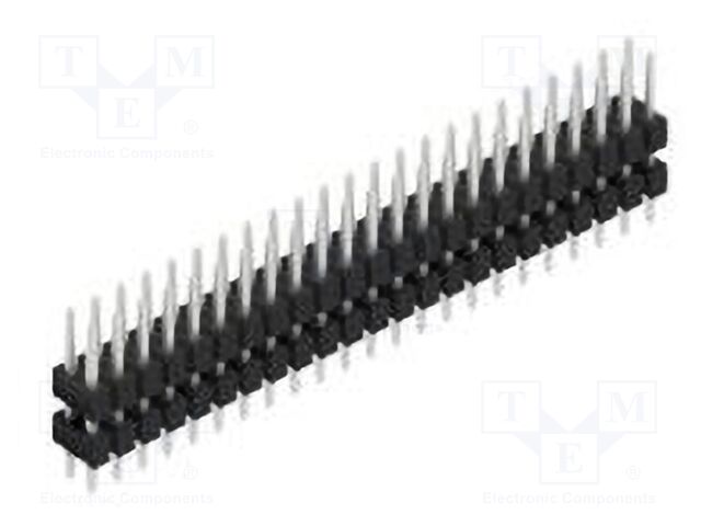 Connector: pin strips; pin header; male; PIN: 46; 2.54mm; THT; 2x23