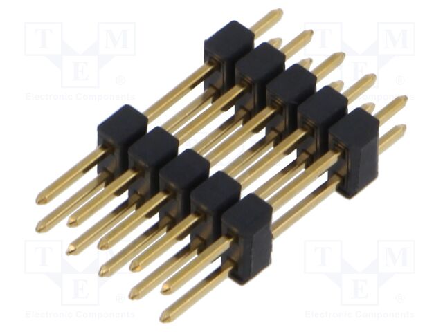 Connector: pin strips; pin header; male; PIN: 10; 2.54mm; THT; 2x5