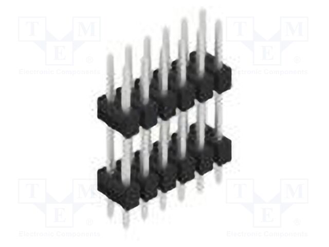 Connector: pin strips; pin header; male; PIN: 12; 2.54mm; THT; 2x6