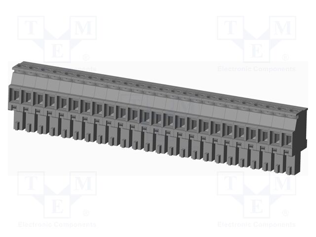 Connector: pluggable terminal block; plug; female; angled 90°
