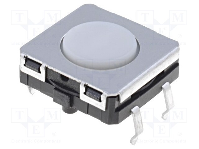 Microswitch TACT; SPST-NO; Pos: 2; 0.05A/24VDC; THT; none; 1.96N