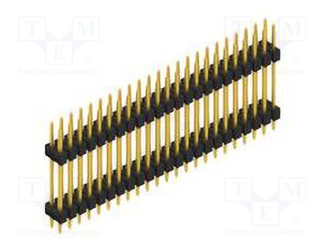 Connector: pin strips; pin header; male; PIN: 46; 2.54mm; THT; 2x23