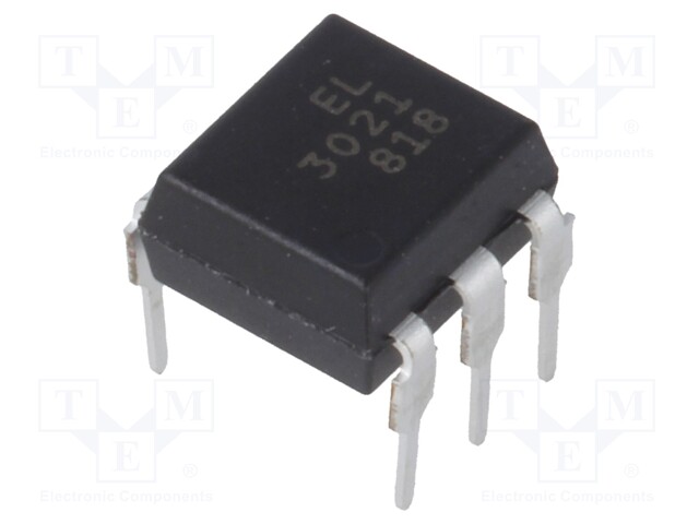 Optotriac; 5kV; triac; DIP6; Channels: 1; 100V/μs