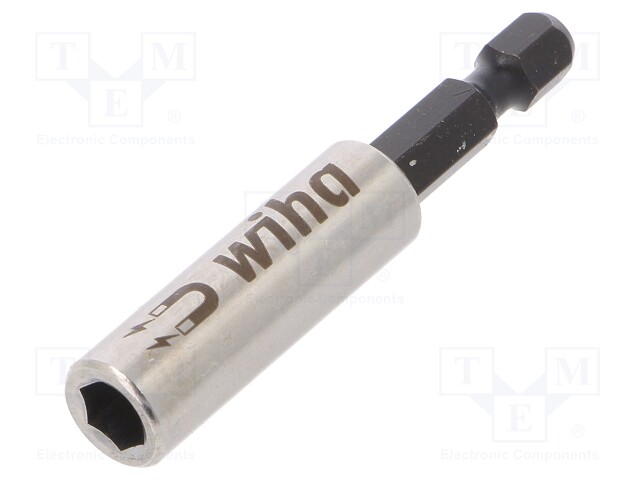Holders for screwdriver bits; Socket: 1/4"; Overall len: 60mm