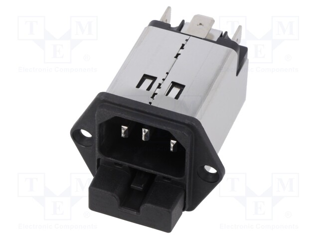 CONNECTOR, POWER ENTRY, PLUG, 2A, 250V