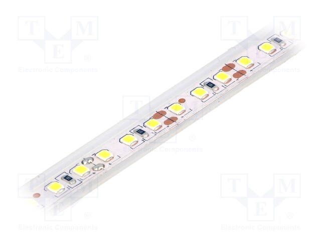 LED tape; white cold; LED/m: 120; SMD; 2835; 12V; W: 10mm; 120°; D: 4mm
