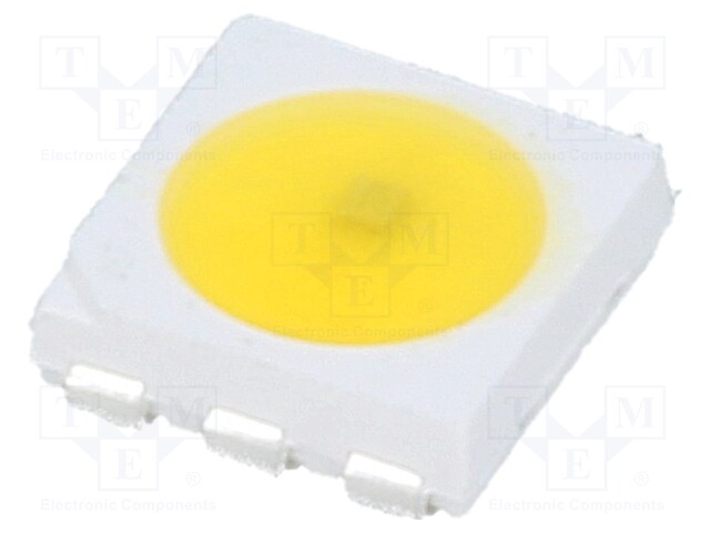 LED; white warm; 1560÷2180mcd; 120°; 2.5÷5V; 20mA; 5x5x1.5mm