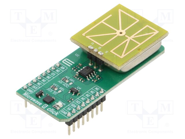 Click board; motion sensor; analog,I2C; PD-V8-S; prototype board