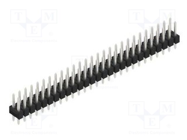 Connector: pin strips; pin header; male; PIN: 54; 2.54mm; THT; 2x27
