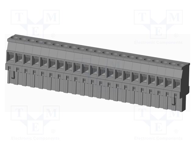Connector: pluggable terminal block; plug; female; angled 90°