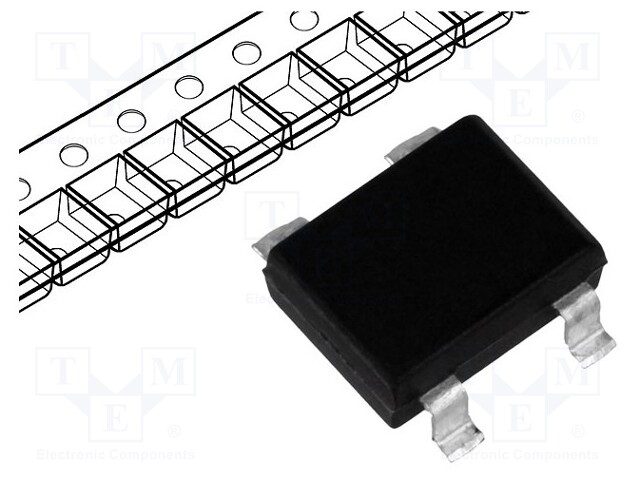 Bridge rectifier: one-phase; 40V; SO-DIL; Ifsm: 40A; If: 1A; SMT