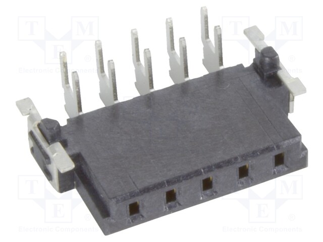 Connector: PCB to PCB; female; PIN: 5; 2.54mm; -55÷125°C; 22A; THT