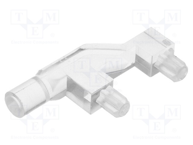 Fibre for LED; round; Ø3mm; No.of mod: 1; Front: flat