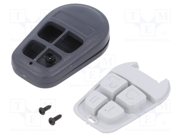 Enclosure: for remote controller; X: 36mm; Y: 58mm; Z: 13mm; ABS