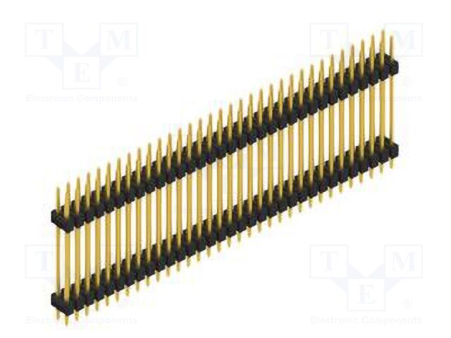 Connector: pin strips; pin header; male; PIN: 66; 2.54mm; THT; 2x33
