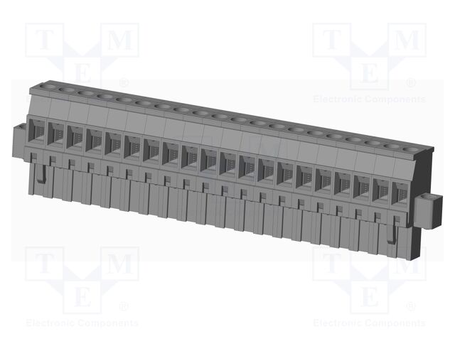 Connector: pluggable terminal block; plug; female; angled 90°