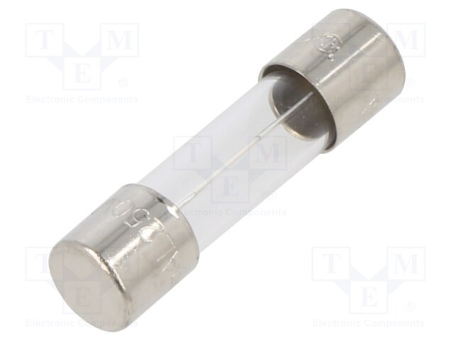 Fuse: fuse; time-lag; 250mA; 250VAC; cylindrical,glass; 5x20mm