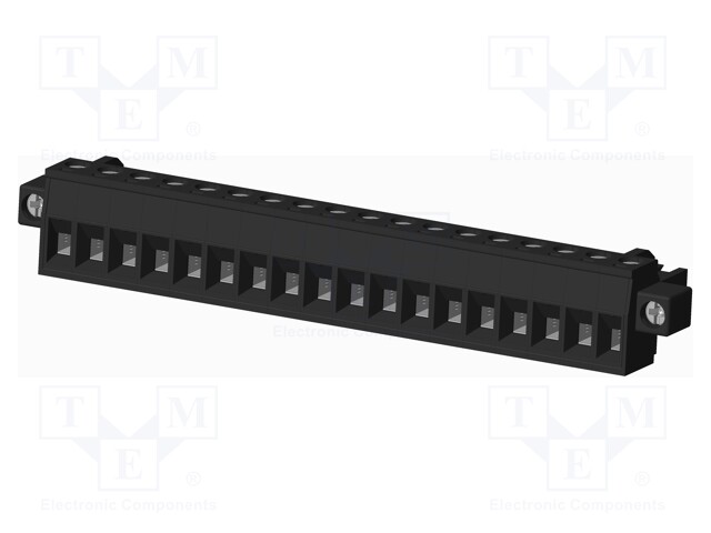 Connector: pluggable terminal block; plug; female; straight; 300V