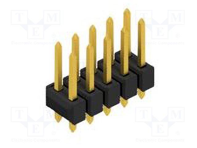 Connector: pin strips; pin header; male; PIN: 10; 2.54mm; THT; 2x5