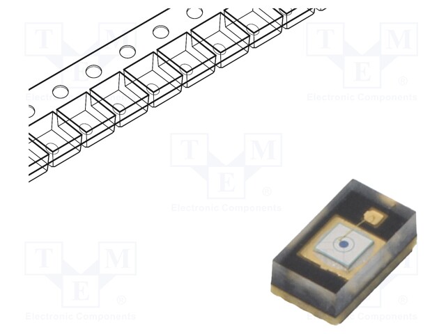 Photodiode; 0805; 880nm; 400-1000nm; Mounting: SMD; 1nA; -55÷100°C