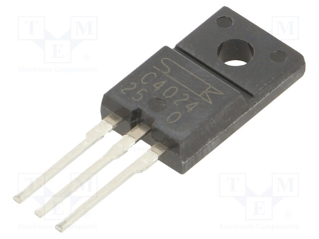 Transistor: NPN; bipolar; 50V; 10A; 35W; TO220F