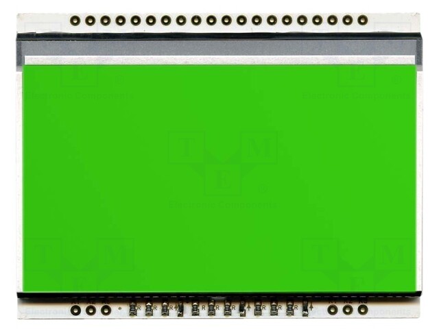 Backlight; LED; 68x51x3.6mm; green