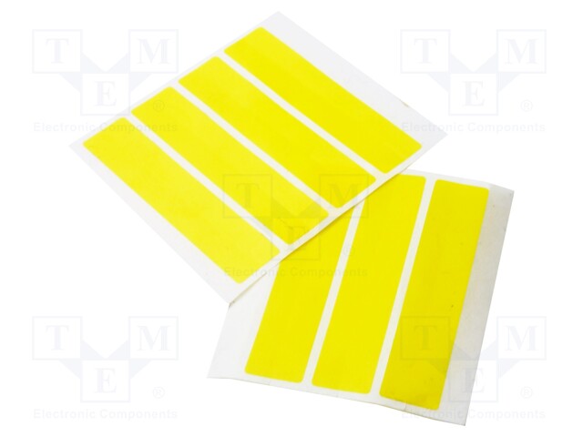 Splice tape; ESD; 44mm; 1000pcs; Features: self-adhesive; yellow