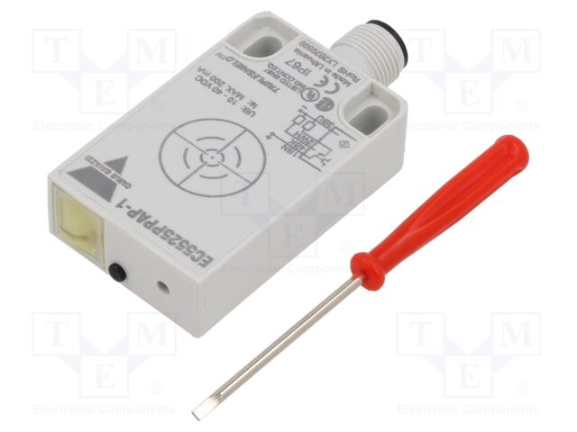 Sensor: capacitive; Range: 4÷25mm; 20÷250VAC; OUT: PNP / NO + NC
