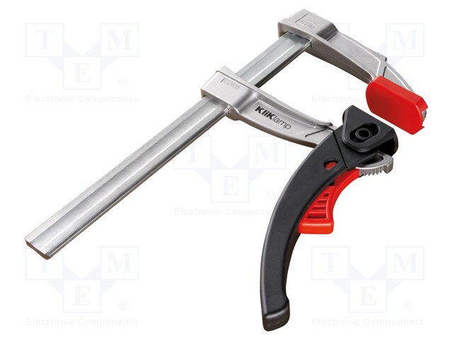 Lever clamp; Grip capac: max.200mm; D: 80mm; Kliklamp; 1.2kN