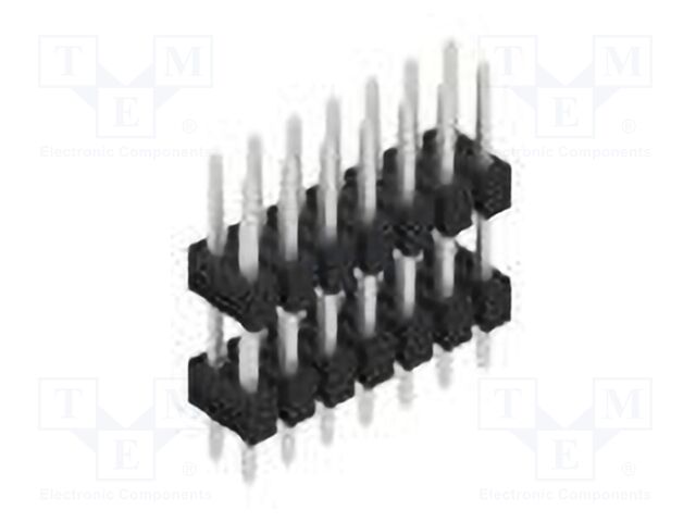 Connector: pin strips; pin header; male; PIN: 14; 2.54mm; THT; 2x7