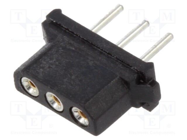 Socket; PCB-cable/PCB; female; Datamate L-Tek; 2mm; PIN: 3; THT