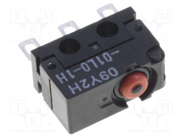 Microswitch SNAP ACTION; without lever; SPDT; 0.1A/125VAC; Pos: 2