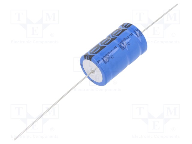 Electrolytic Capacitor, Miniature, 1000 µF, 63 V, 021 ASM Series, ± 20%, Axial Leaded