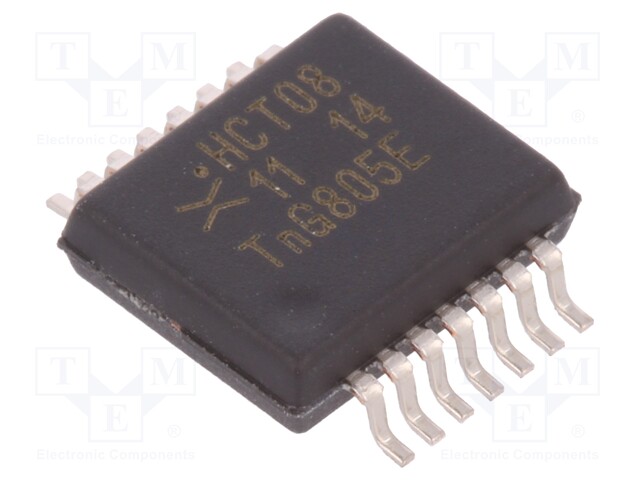 IC: digital; AND; Channels: 4; IN: 2; SMD; SSOP14; Series: HCT