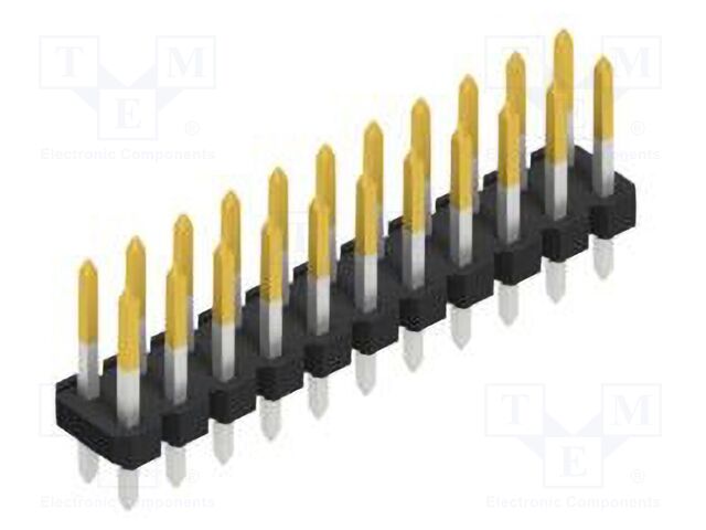 Connector: pin strips; pin header; male; PIN: 22; 2.54mm; THT; 2x11